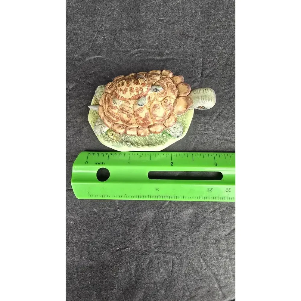 Vintage Basil Matthews Turtle Tortoise Figurine Signed Made in England